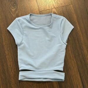 FIVE ribbed dance top